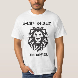 T-shirt Stay Wild - Lion Pourcentage Tee