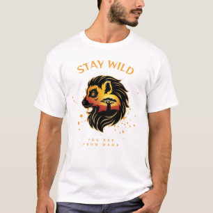 T-shirt Stay Wild You Are From Mada   Madagascar Fossa 