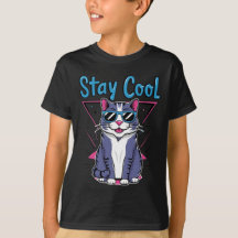 StayCoolCatTshirtDesign-CoolCatTeeGraphicforCasual