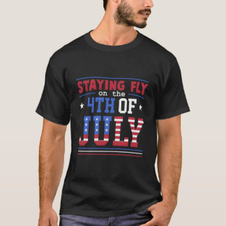 T-shirt Staying Fly On The 4Th Of July American Flag