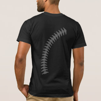 T-shirt Stealth T noir w gris points furtifs