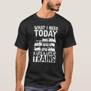 T-shirt Steam Train Driver Trainspotting Locomotive Vintag