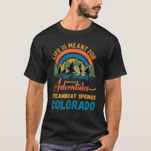 T-shirt Steamboat Springs Colorado Graphique Vintage Rando