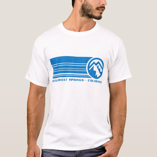 T-shirt Steamboat Springs le Colorado (Devant)