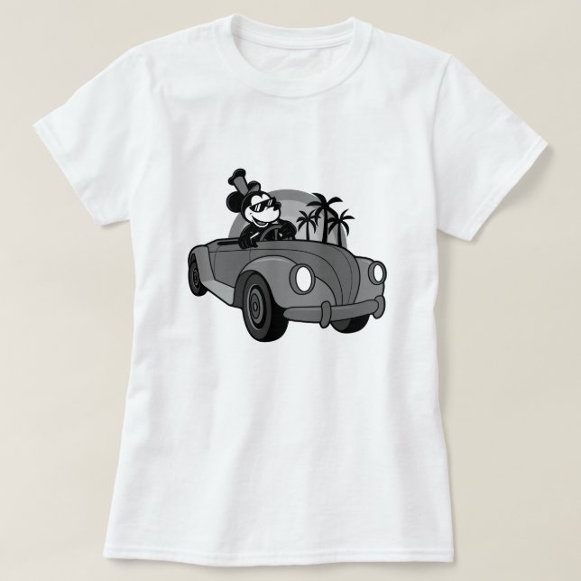 T-shirt Steamboat Willie Personnalisable Ajouter Votre Pro (Design devant)
