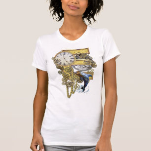 T-shirt Steampunk-Anniversaire-Capitale-lettre-E chemise