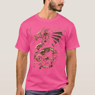 T-shirt Steampunk Dragon Art Gears Graphisme Design Artwor