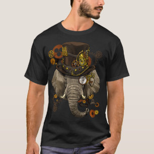 T-shirt Steampunk Elephant Steampunk Elephant Amateurs Pou