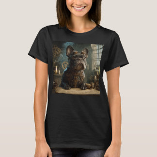 T-shirt Steampunk Frenchie (Édition 1) - Femme de base