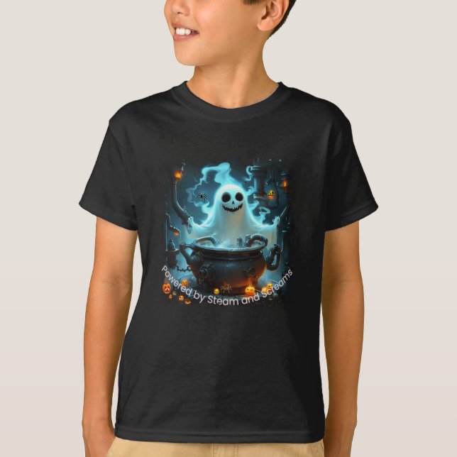 T-shirt Steampunk Ghost (Devant)