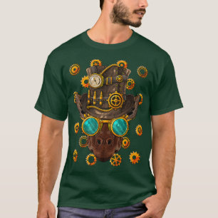 T-shirt Steampunk Giraffe Médiévale Victorian Steam Powere