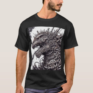 T-shirt Steampunk Godzilla