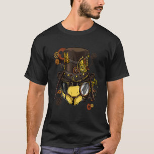 T-shirt Steampunk Gothique Queen Bee Mécanique Animal Bee