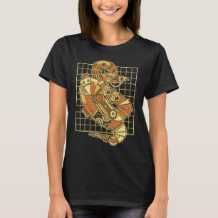 T-shirt Steampunk serpent vintage effrayant déplaisant