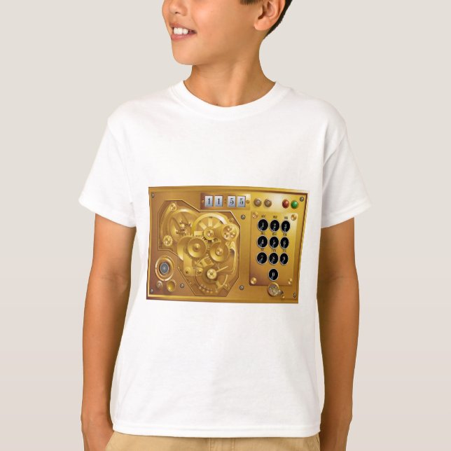 T-shirt Steampunk Uhr (Devant)