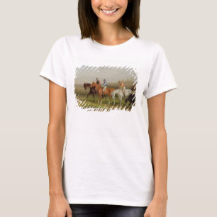 T-shirt Steeplechasing : Au début (huile sur la toile)