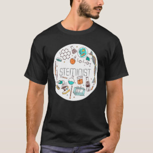 T-shirt Stéiniste Science Technologie Génie Math Stem