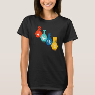 T-shirt Stem Enseignant Science Technologie Génie Math