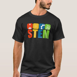 T-shirt Stem Enseignant Science Technologie Génie Math