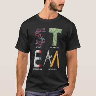 T-shirt STEM Science Technologie Génie Mathématiques Ensei