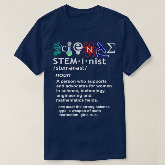 T-shirt Stéméniste Une Personne Qui Défend Les Femmes En T (Design devant)
