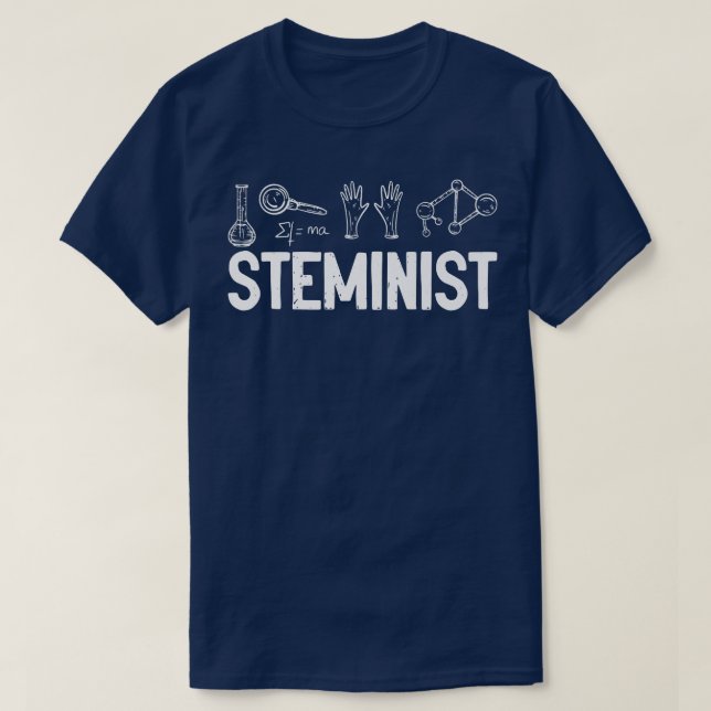 T-shirt Stéménite Science Technologie Génie Math STEM (Design devant)