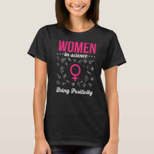 T-shirt Stémiste Pour Femme Scientifique Femme Scientifiqu