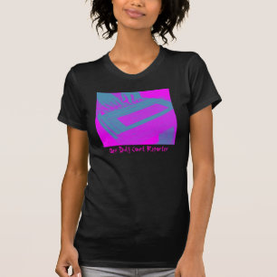 T-shirt Sténographe judiciaire rose et pourpre