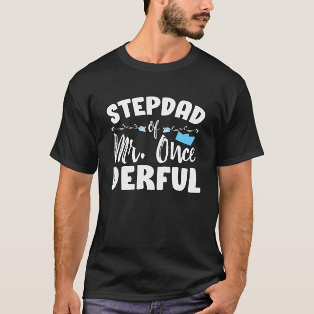 T-shirt Stepdad De M. Onederful 1E Anniversaire Premier Un (Devant)