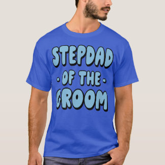 T-shirt Stepdad Step Papa De La Groom Family Party Réenten