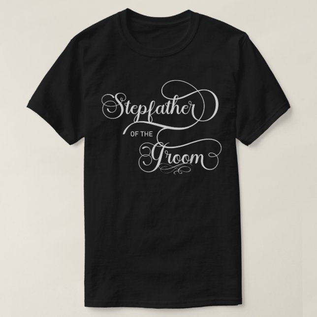 T-shirt Stepfather of the Groom (Mariage) (Design devant)