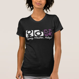 T-shirt Stérilisez, changez, adoptez
