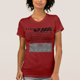 T-shirt stérilisez le neutre vos animaux familiers
