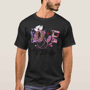T-shirt Stethoscope Cute Love Nurse Valentines Dsp Life