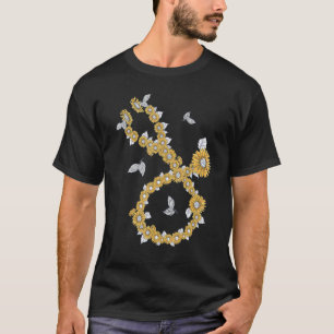 T-shirt Stethoscope des fleurs de soleil infirmières