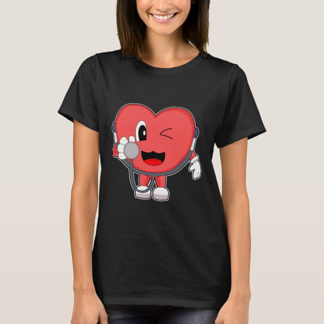 T-shirt Stéthoscopes cardiaques (Devant)