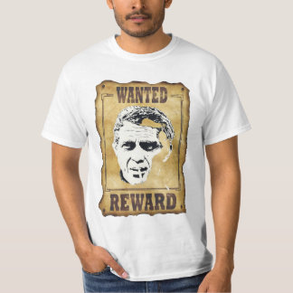T-shirt steve mac queen wanted