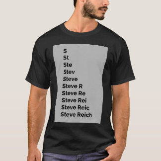 T-shirt Steve Reich