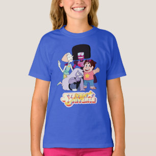 T-shirt Steven Universe Crystal Gem Group Huddle