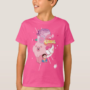 T-shirt Steven Universe   Héritage du quartz Rose
