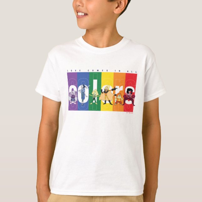 T-shirt Steven Universe - L'Amour Arrive Dans Toutes Les C (Devant)