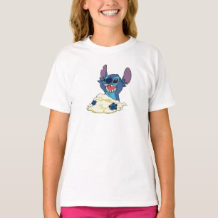 T-shirt Stich Jouer dans Disney de sable