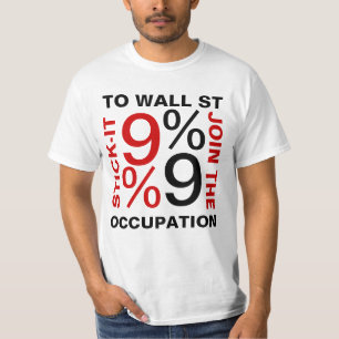 T-SHIRT STICK-IT TO WALL STREET JOINDRE L'OCCUPATION