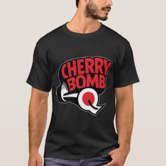 T-shirt Sticker 2 d'échappement de bombe cerise