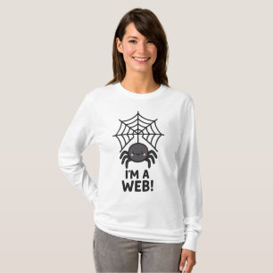 T-shirt Sticker 🕷️ araignée mignonne ✨   Cartoon Web Fun"