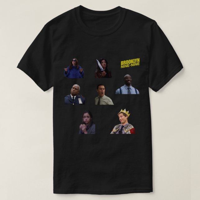 T-shirt Sticker Brooklyn 99 sticker pack (Design devant)