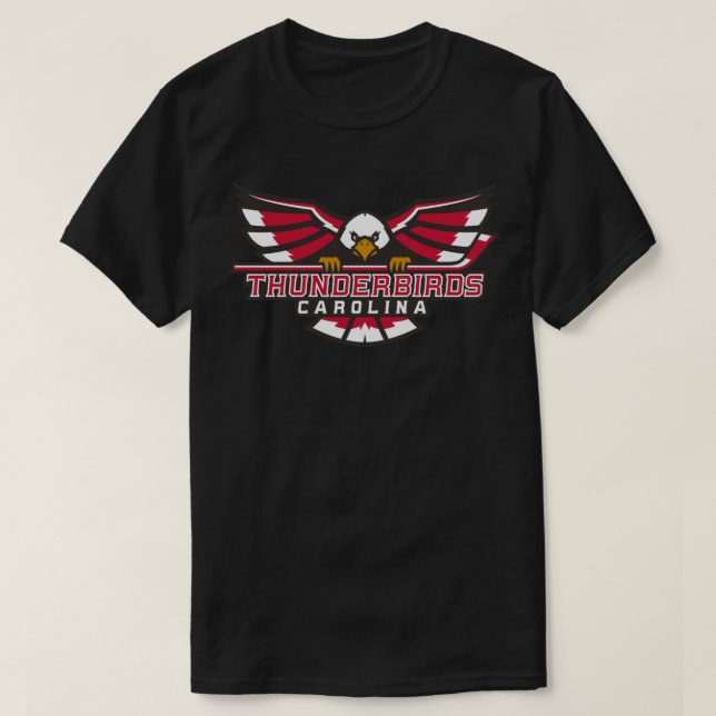 T-shirt Sticker Carolina Thunderbirds (Design devant)