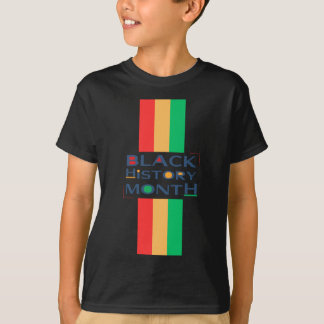 T-shirt Sticker de conception du mois de l'histoire noire
