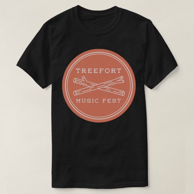 T-shirt Sticker de la fête musicale treefort (Design devant)