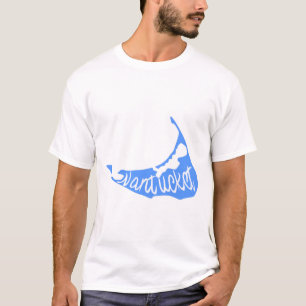 T-shirt Sticker de Nantucket Blue Island